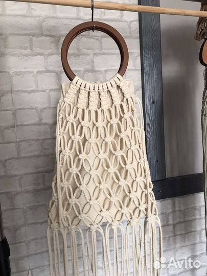 Сумка Авоська макраме