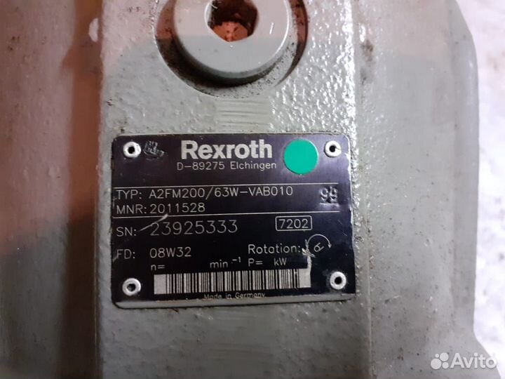 Гидромотор A2FM200/63W-VAB010 (Rexroth)