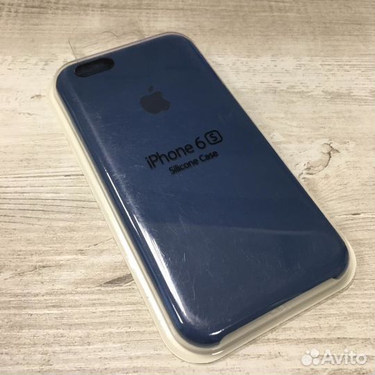 Silicone Case iPhone 6/6S темно-синий