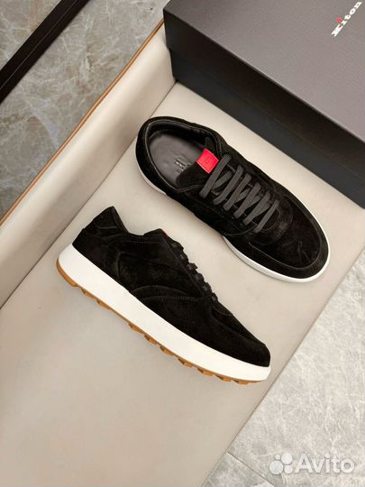 Замшевые кроссовки Kiton 3 цвета