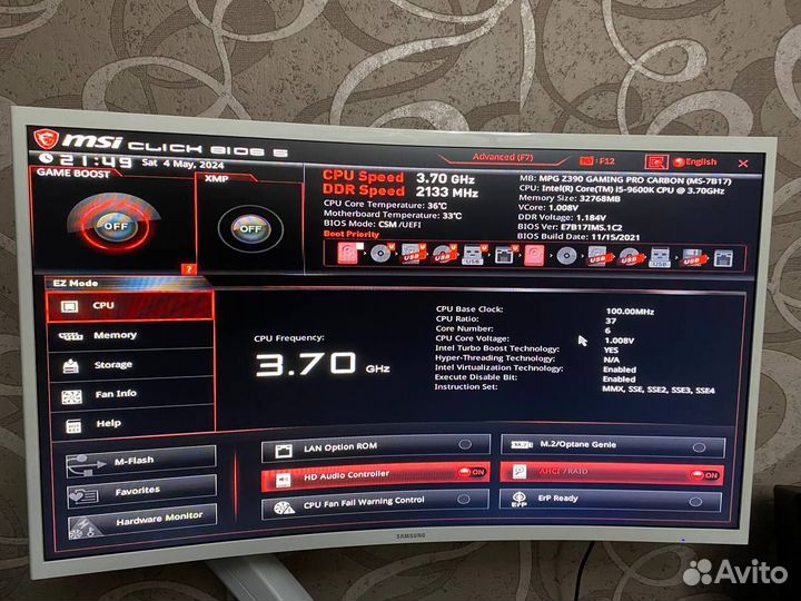 Системный блок i5-9600k/RTX2060/32GB RAM/SSD 512+1