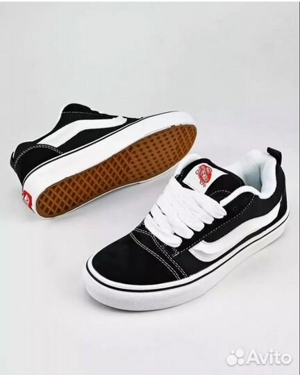 Кеды vans knu skool черные