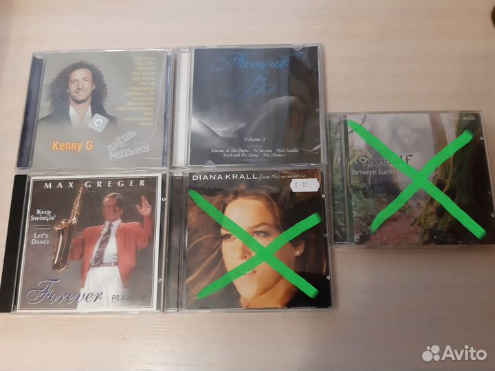 CD диски, популярная музыка, рок
