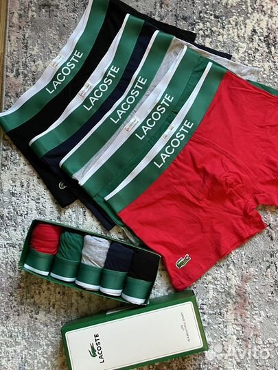 Трусы мужские боксеры lacoste