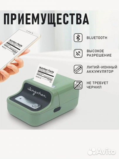 Мини принтер niimbot b21