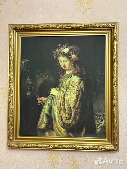 Картина СССР репродукция, винтаж