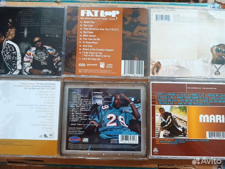 Hip hop, rap на фирменных CD