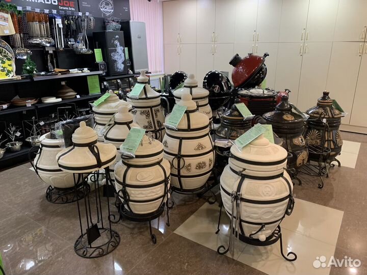 Афганский казан черный с боковыми ручками