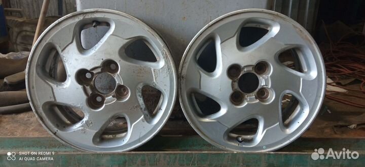 Литые бу Диски R14 4*100 D58.5 ET15 5.5JJ