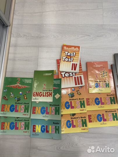 Учебники по английскому Верещагина и докгие