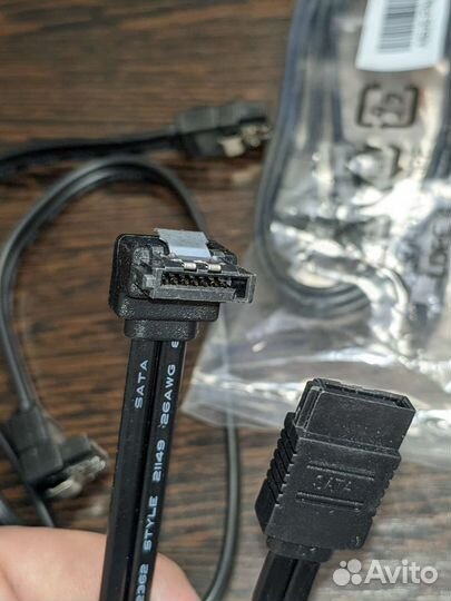 SATA кабель 6 Gb/s обычные/угловые