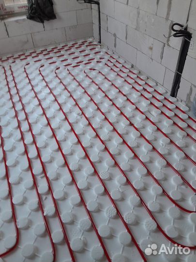 Теплый пол под ключ в частном доме