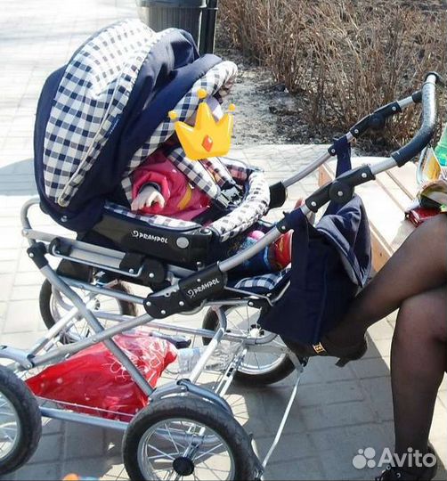 Коляска prampol 2 в 1