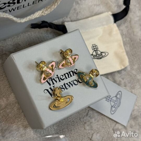 Серьги Vivienne Westwood сатурн