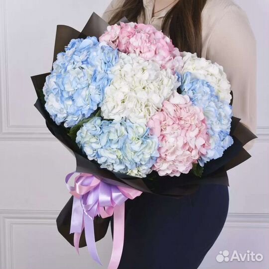 Букет из гортензий доставка цветов