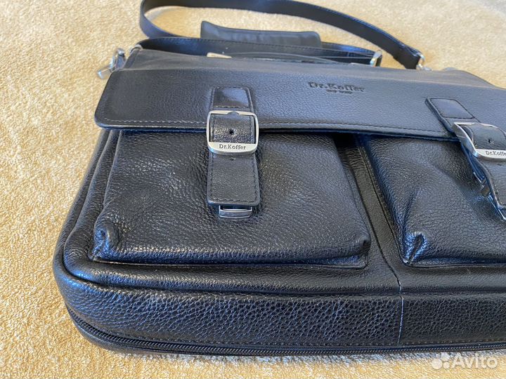 Портфель dr koffer натуральная кожа