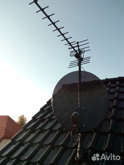 Монтаж, настройка спутниковых и эфирных антенн