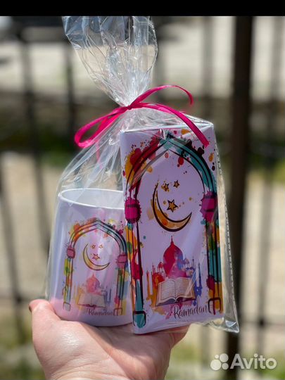 Набор плитка и еружка подарки на Рамадан