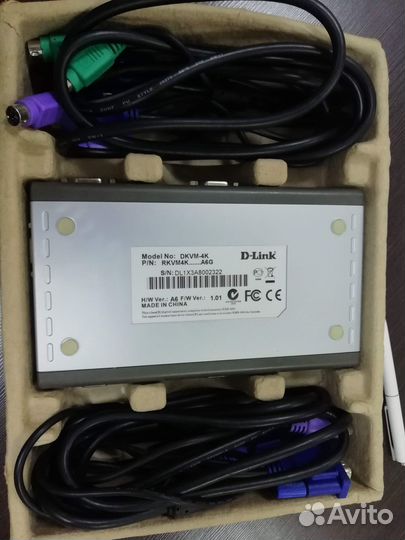 KVM переключатель D-Link dvkm-4K