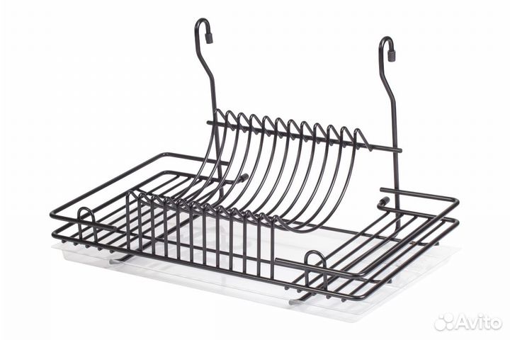 Корзина на рейлинг сушка (CWJ128B) черный