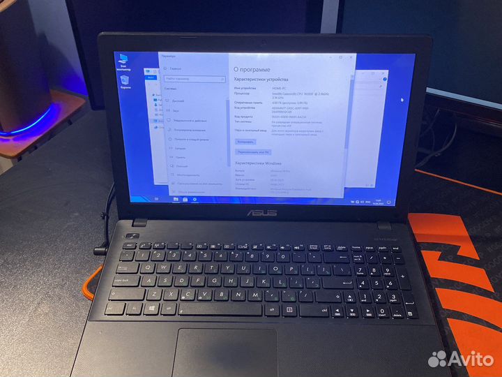 Ноутбук asus x551m на ssd