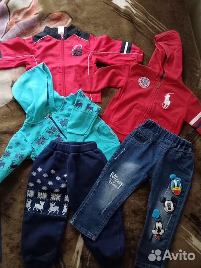 Пакет вещей на мальчика 92р