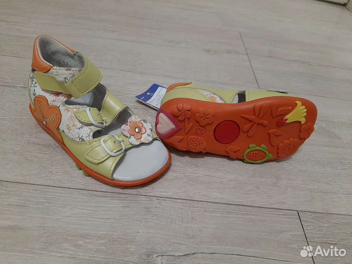 Босоножки ортопедические для девочки Bartек, р.21