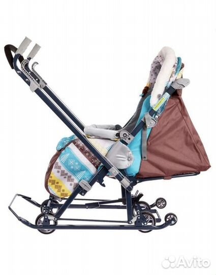 Детские санки коляска новые