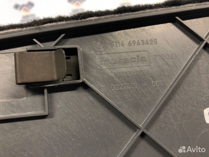 Накладка на центральную консоль задняя левая Bmw