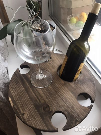 Подставка деревянная под вино
