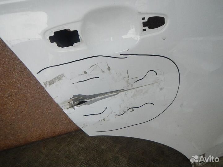 Дверь задняя правая Hyundai Creta