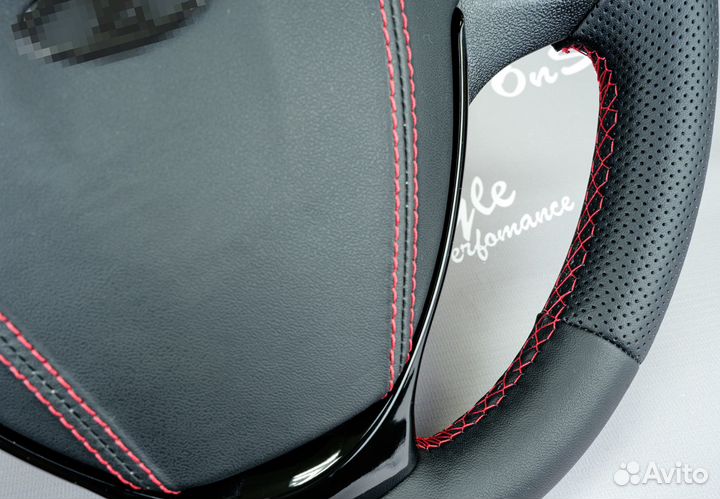 Руль анатомический в эко-коже, на Ваз 2114-15