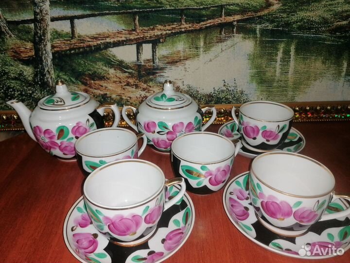 Чайный сервиз вербилки СССР