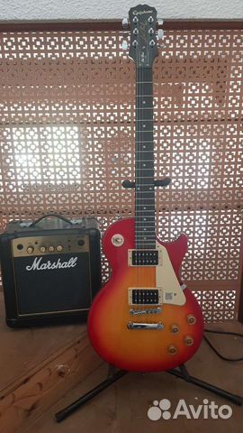 Электрогитара и комбик для обучения Учебная Гитара