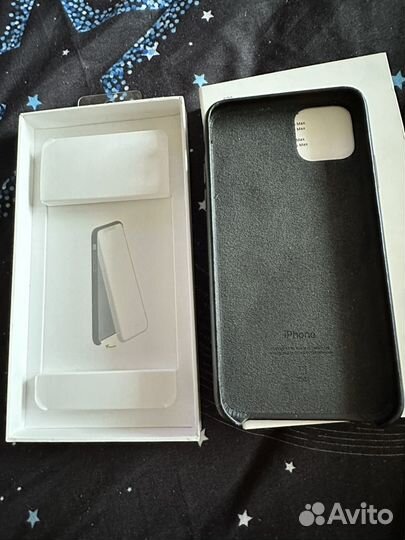 Оригинальный кожанный чехол на iPhone 11 pro max