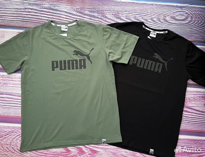 С 44 по 54р. Puma мужские футболки