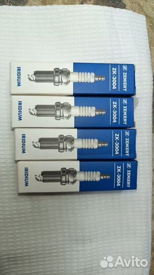 Иридиевые свечи zekkert zk-3004