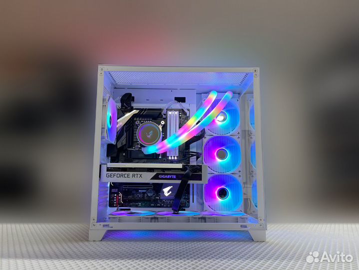 Игровой пк аквариум i9 9900K RTX 3070 32GB