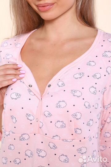 Оптом. Сорочка теплая футер 