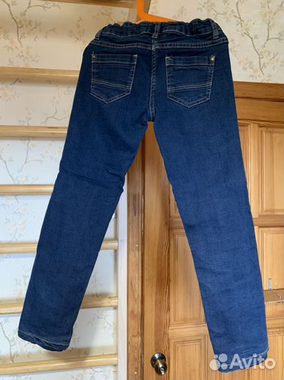 Джинсы утепленные 128