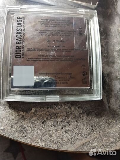 Пудра Dior backstage