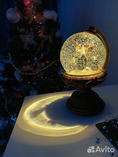 Новый Новогодний музыкальный снежный шар