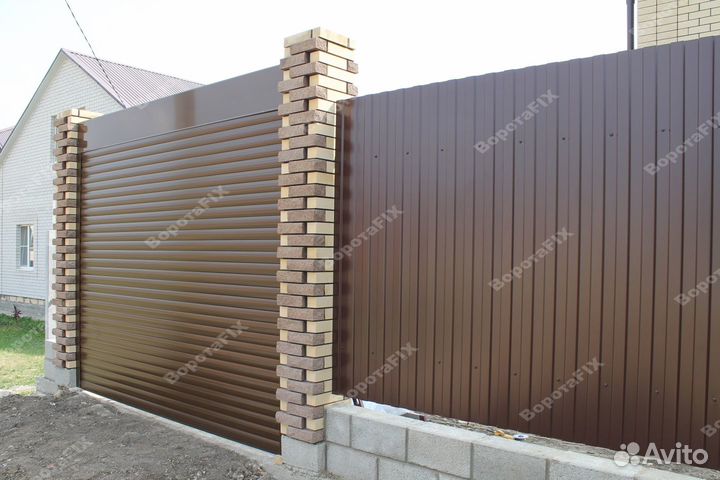 Ворота гаражные роллетные