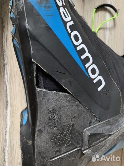 Лыжные лыжероллеры ботинки salomon s/race 10.5 UK
