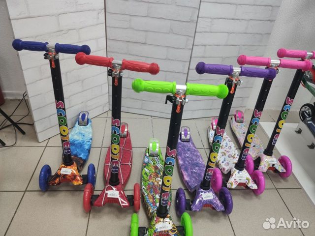 Самокат детский до 60кг (принт)