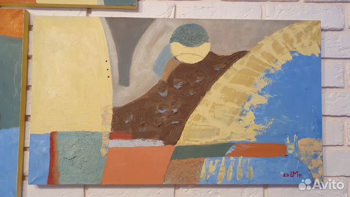 Картина модульная. Масло на холсте. Авторская