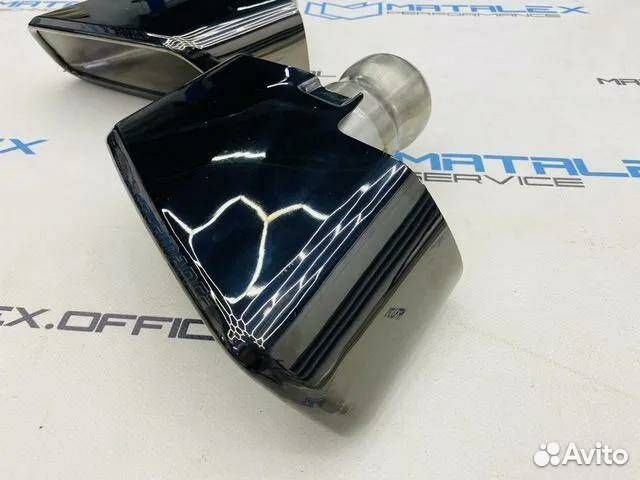 Насадки 550i BMW G30, черный хром Насадки 550i BMW