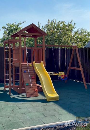 Горка всесезонная с игровой зоной