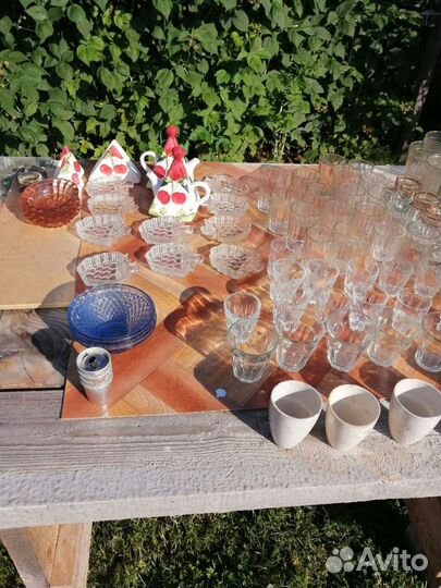 Рюмки,стаканы и тарелки СССР