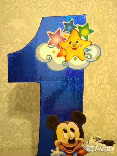 Объемная цифра на день рождение девочкии мальчика